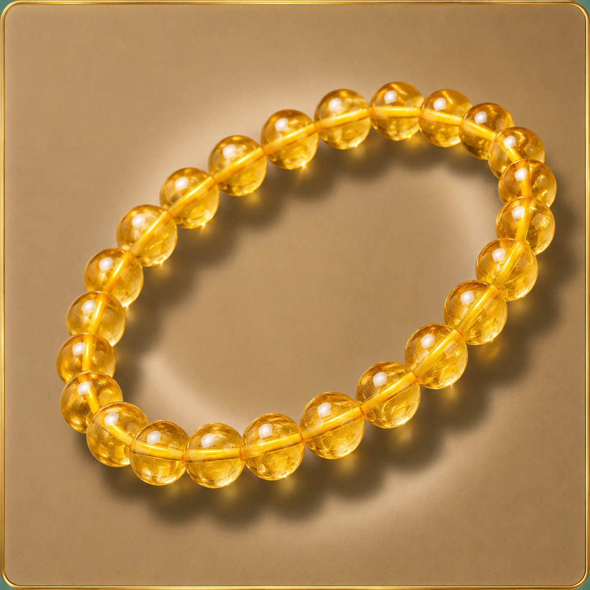 Yellow Citrine Abundance Bracelet