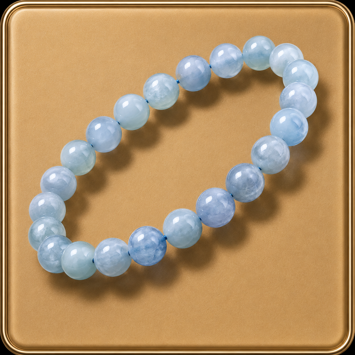 Serene Aquamarine Energy Bracelet