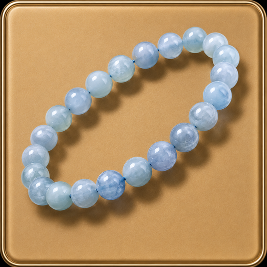Serene Aquamarine Energy Bracelet